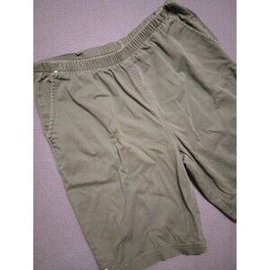 Denim & Co Pull On Shorts Mens Medium Green Vintage 32-34" Waist 9.75" Inseam